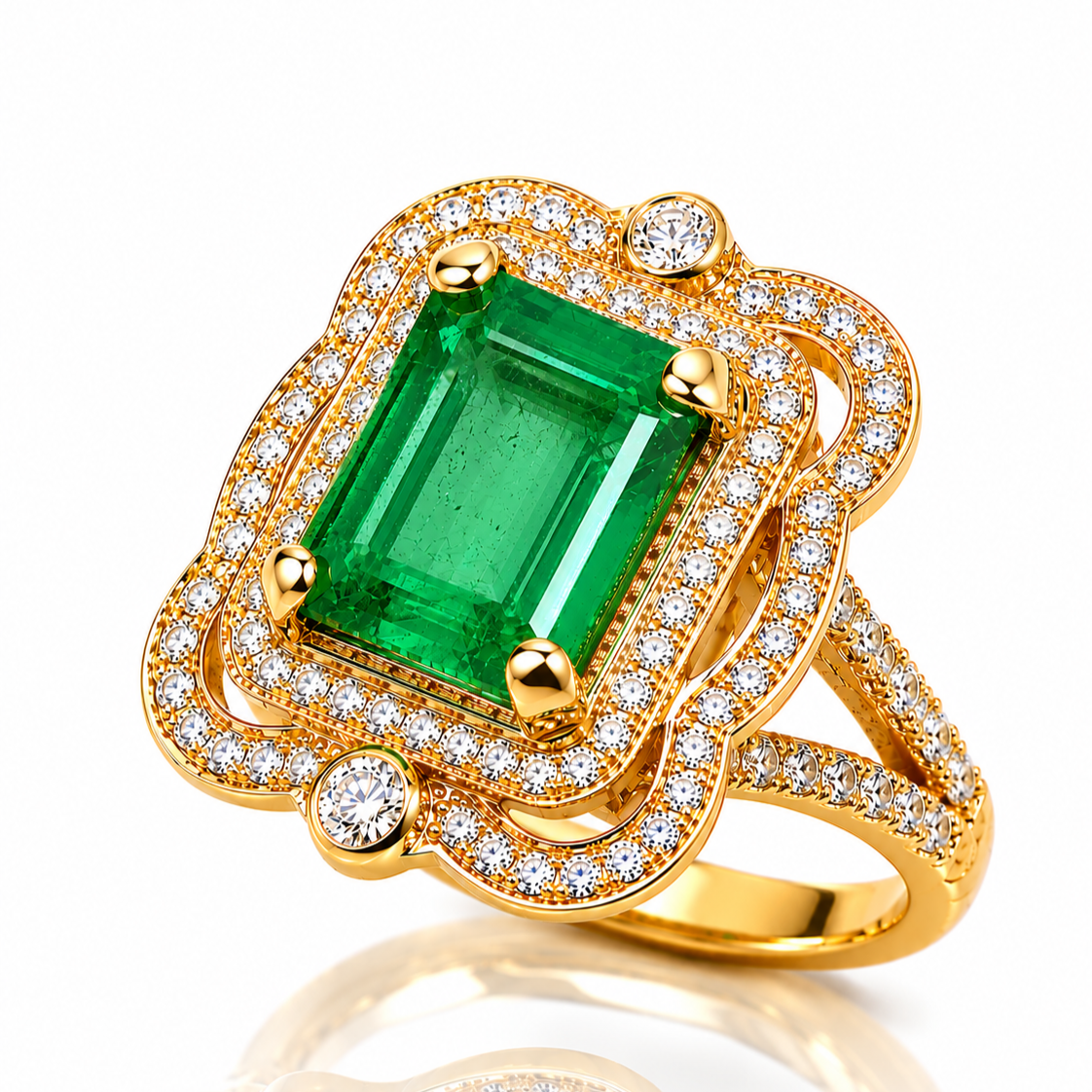 Pierścionek Emerald