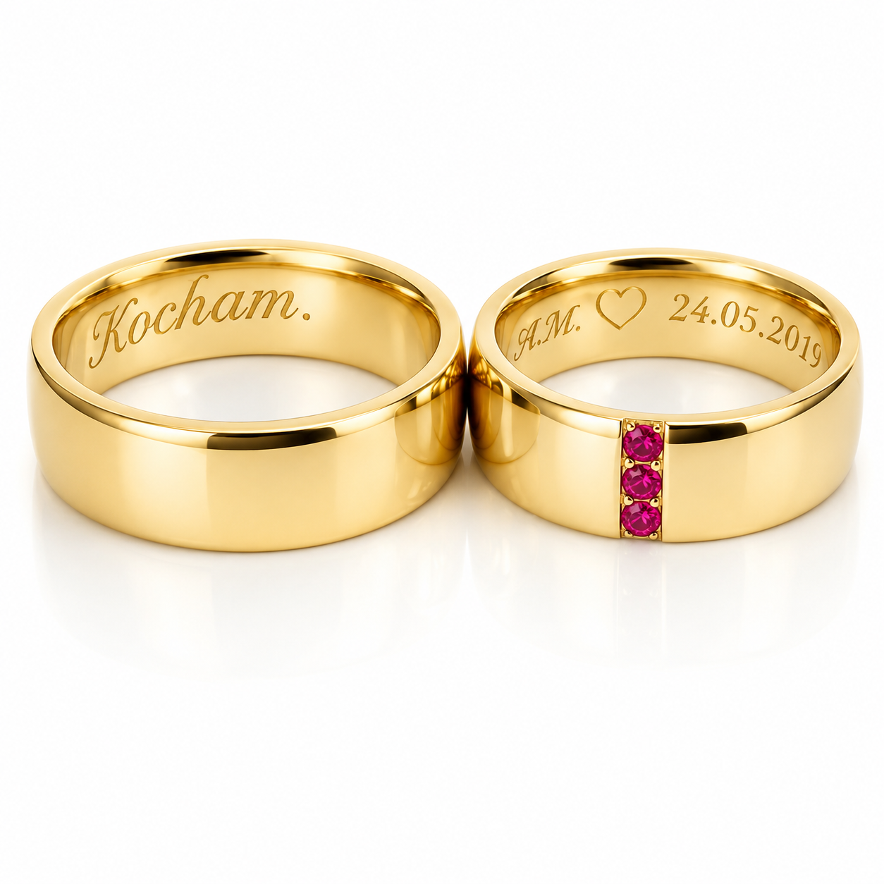Obrączki Ruby Gold