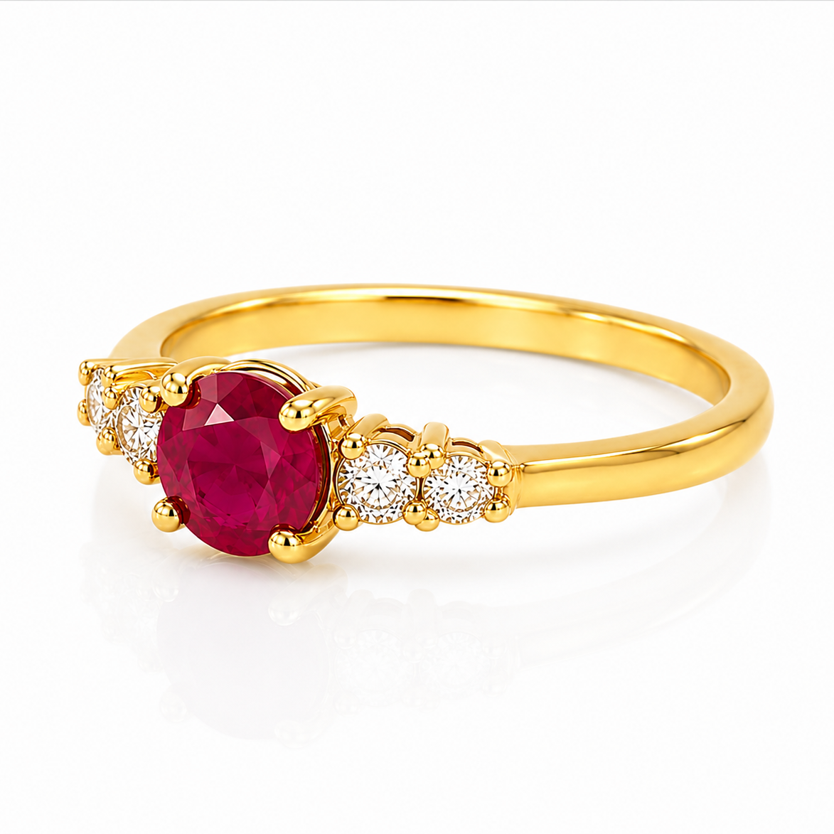 Pierścionek Roselle Red