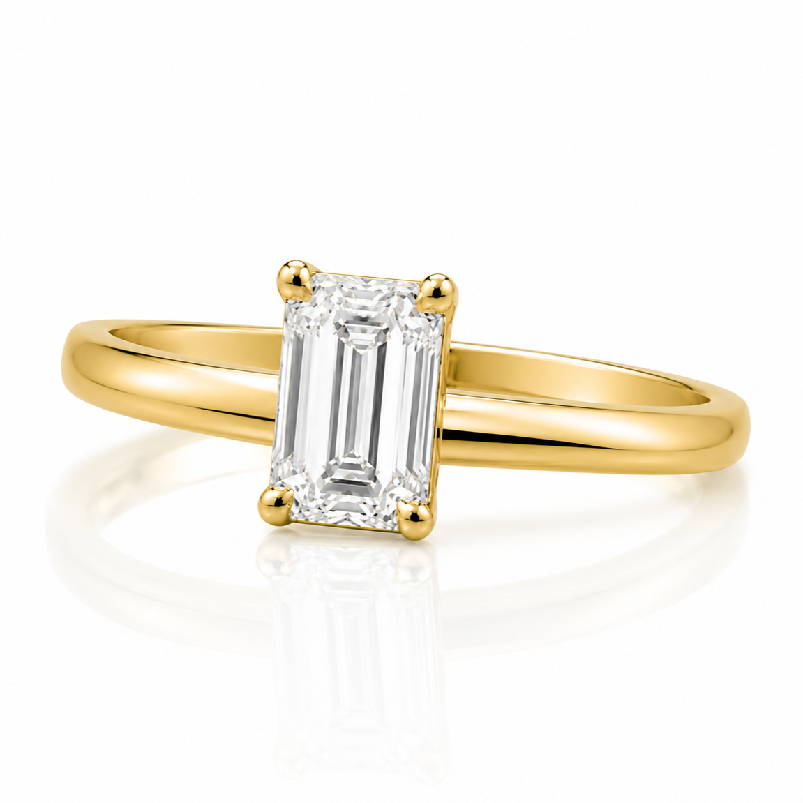 Pierścionek Emerald Cut Grace