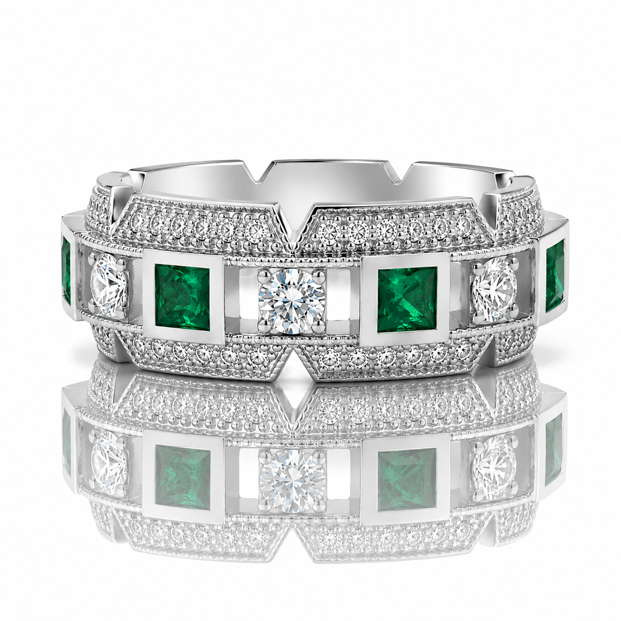 Pierścionek Imperium Emerald