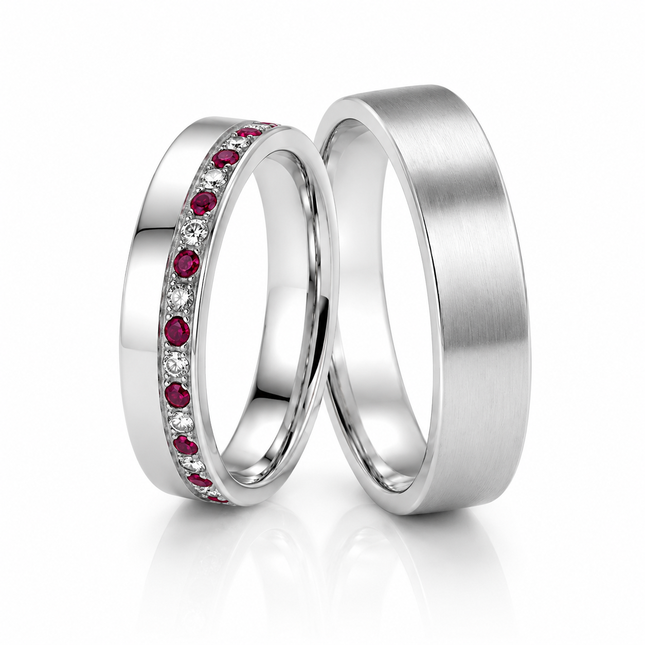 Obrączki Ruby Elegance