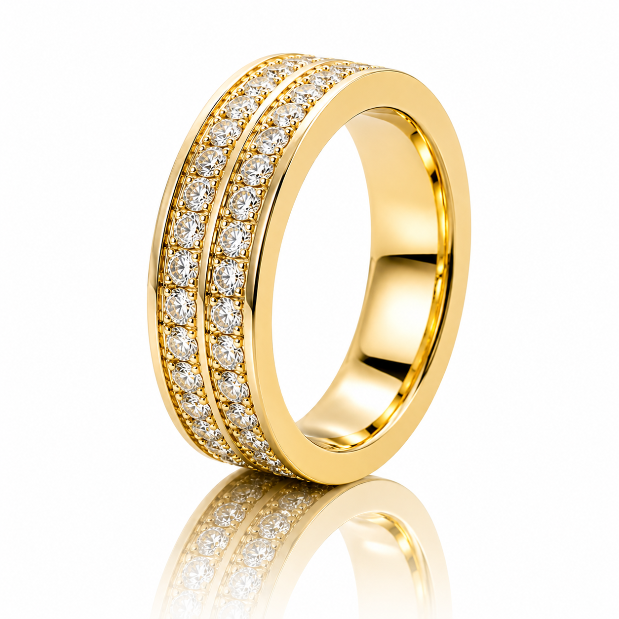 Pierścionek Royal Eternity Gold
