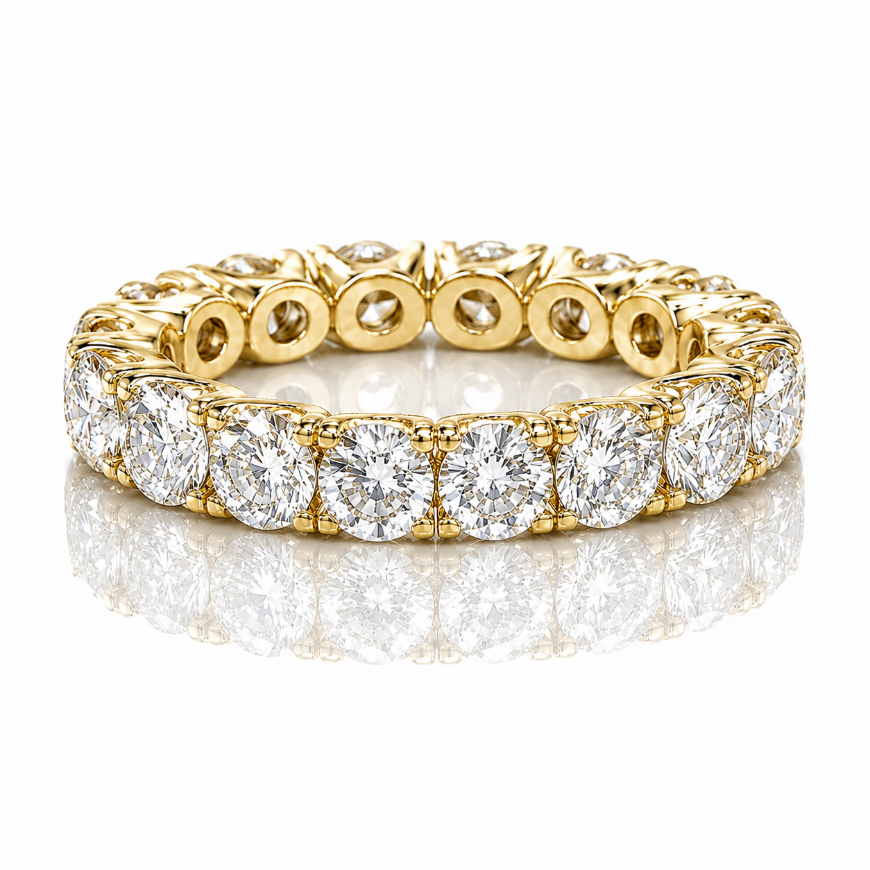 Pierścionek Eternity Gold